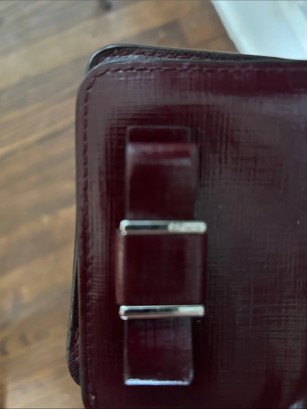 Coach Darcy Burgundy Bow Wallet